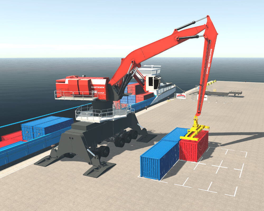 Material handler simulator